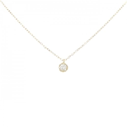 Dây chuyền kim cương K18YG 0.10CT - Hàng hiệu Chính hãng