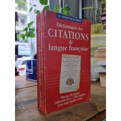 DICTIONNAIRE DES CITATIONS DE LANGUE FRANCAISE 147644