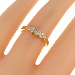Nhẫn kim cương K18YG 0.18CT 673527