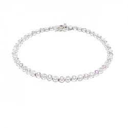 K18WG Sapphire Bracelet 1.71CT - Hàng hiệu Authentic 878100