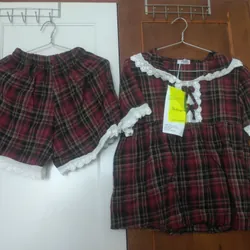 Set bộ mặc nhà mùa thu đông cho bé gái <47 ký cực xinh