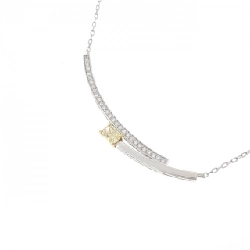 Dây chuyền kim cương PT900/K18YG/PT850 0.271CT - Hàng hiệu Chính hãng 858196