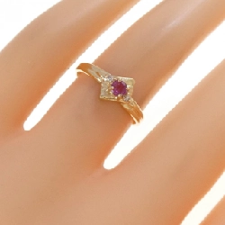 Nhẫn Ruby K18YG - Hàng hiệu Chính hãng 855205