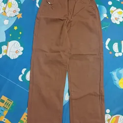 QUẦN BAGGY KAKI NỮ - MÀU NÂU - SIZE S 756453