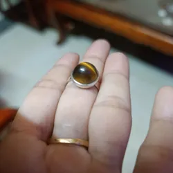 Nhẫn bạc đá mắt hổ  559310