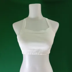 Áo tập thể dục, tập Gym, Aerobic màu trắng size M 932370