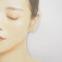 Bông tai Topaz trắng 18KWG/K18WG - Hàng hiệu Chính hãng 877399