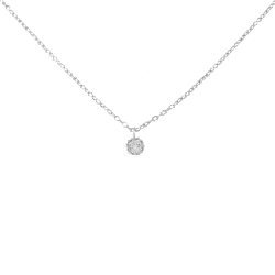 K10WG Dây chuyền kim cương 0.03CT - Hàng hiệu Chính hãng