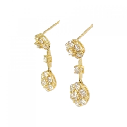 K18YG Bông tai Hoa Kim cương 1.00CT - Hàng hiệu Chính hãng 867016