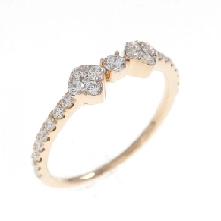 Nhẫn kim cương K18PG 0.3CT - Hàng hiệu Authentic