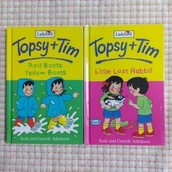 COMBO 2q TOPSY + TIM - RED BOOTS, YELLOW BOOTS ✨ LITTLE LOST RABBIT