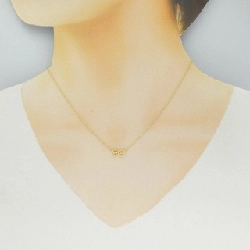 K18YG Dây chuyền nơ - Hàng hiệu Authentic 863985