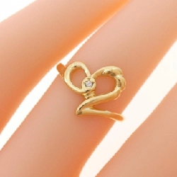 Nhẫn kim cương hình trái tim K18YG 0.007CT 671810