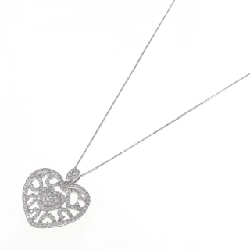 K18WG Dây chuyền hình trái tim kim cương 0.81CT - Hàng hiệu Chính hãng 867502