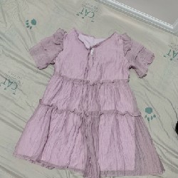 Đầm babydoll màu tím pastel siêu cute  11402