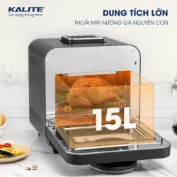 Nồi chiên hơi nước Kalite Steam Star 15L đa năng, giữ trọn dinh dưỡng, chính hãng 573067