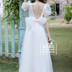 Váy đi bàn cô dâu - Bống maxi