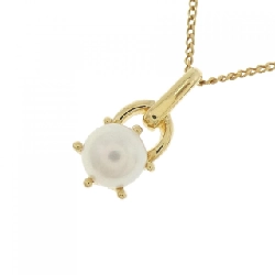 K18YG Ngọc trai Akoya Dây chuyền 5.2mm - Hàng hiệu Chính hãng 855891