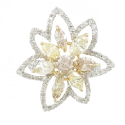 Nhẫn kim cương hoa K18WG/K18YG 2.30CT 668502