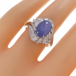 Nhẫn Star Sapphire PT900 3.87CT 666345