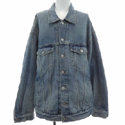 BALENCIAGA 724651 THW25 Áo khoác denim - Hàng hiệu Chính hãng