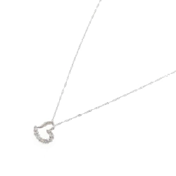 Dây chuyền kim cương hình trái tim PT900/PT850 0.1CT - Hàng hiệu Chính hãng 863570