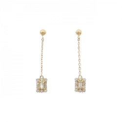 K18YG Bông tai Kim cương 0.20CT - Hàng hiệu Chính hãng