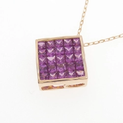 K18PG Garnet Necklace - Hàng hiệu Authentic 860457