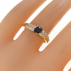 Nhẫn Sapphire K18YG 0.52CT - Hàng hiệu Chính hãng 852320