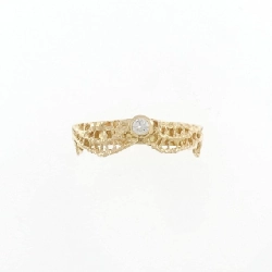 Nhẫn kim cương K18YG 0.08CT 673480