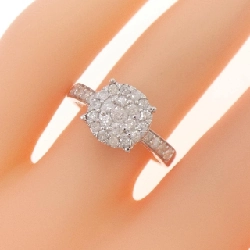 Nhẫn kim cương K18WG 0.50CT 671610