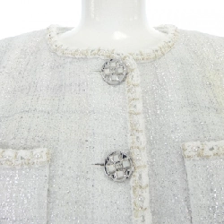 【Mã giảm giá】Áo khoác không cổ CHANEL 642662