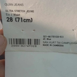 Bán quần bò Uniqlo còn mới 451495