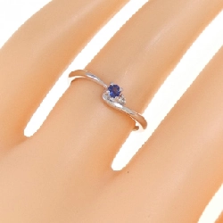 Nhẫn Sapphire K18WG 0.08CT 669047