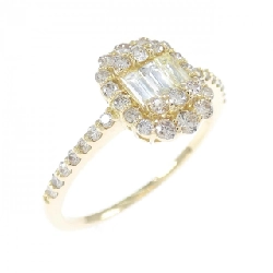 【Sản phẩm mới】Nhẫn kim cương K18YG 0.60CT