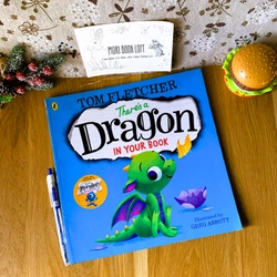 Sách tranh There's a Dragon in Your Book, Used, Picture Book For Kids