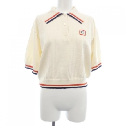 MIU MIU MIU MIU Logo MML676 110B Áo polo