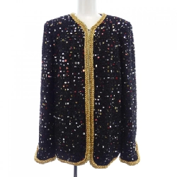 Jacket không cổ CHANEL LOOK15 P72526V64243