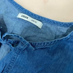 Áo CANIFA size M chi tiết đan dây trước 100% cotton 509824