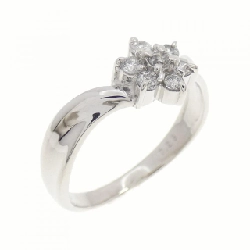 Nhẫn kim cương hoa PT900 0.23CT