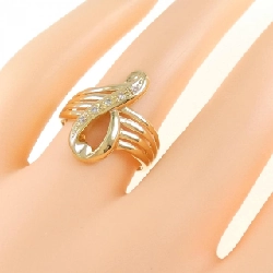 Nhẫn kim cương K18YG 0.03CT 671462