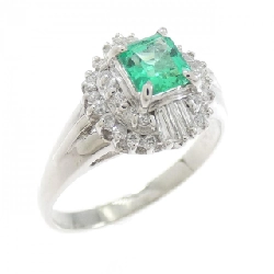 Nhẫn Emerald PT900 0.39CT