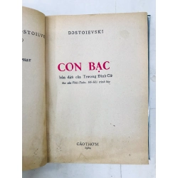 Con bạc - Dostoievski