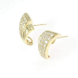 K18YG Bông tai kim cương 0.93CT - Hàng hiệu Authentic 868420