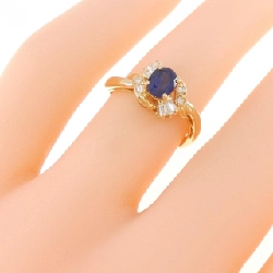 Nhẫn Sapphire K18YG 0.11CT 669619