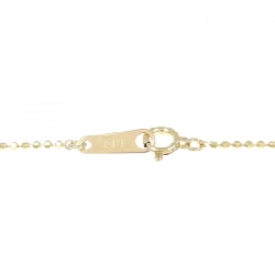 Dây chuyền kim cương cỏ ba lá ba màu K18 0.35CT - Hàng hiệu chính hãng 858740