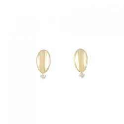 K18YG Bông tai kim cương 0.06CT - Hàng hiệu Chính hãng