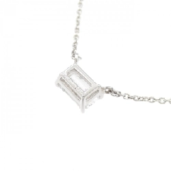 Dây chuyền kim cương PT900/PT850 0.492CT F VS1 cắt hình Emerald - Hàng hiệu Chính hãng 874577