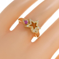 Nhẫn ruby K18YG 0.08CT 670681