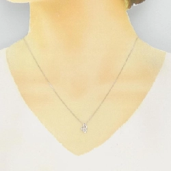 K18WG Dây chuyền kim cương hình trái tim 0.10CT - Hàng hiệu Chính hãng 862781